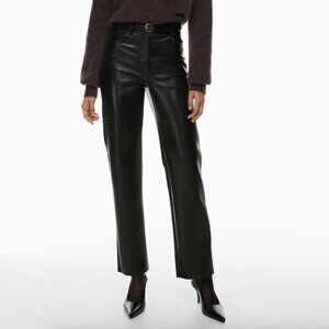 Aritzia Wilfred The Melina Pant -  High-waisted Vegan Leather pants SIZE 2